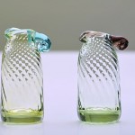 「旧ブログより」小花瓶　吹きガラスの小さな花瓶を作りたくて。